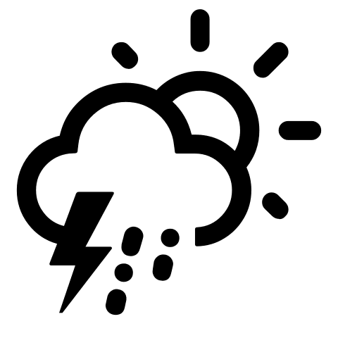 Day Sleet Storm Weather Condition Free Open-Source SVG Icon (Weather Icons)