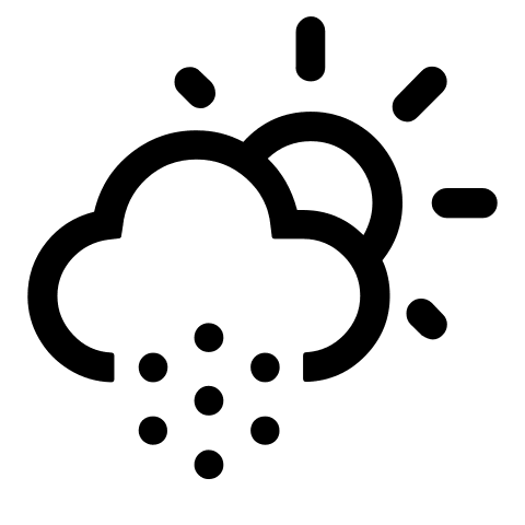 Daytime Snow Weather Condition Free Open-Source SVG Icon (Weather Icons)