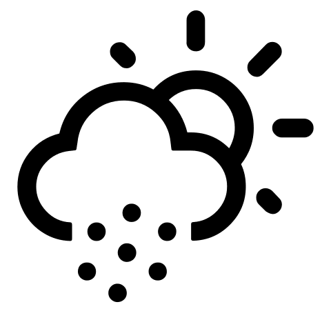 Snowy Day with Wind (Weather Icons) Free Open-Source SVG Icon (Weather Icons)