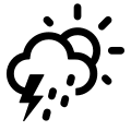 Day Storm Showers Weather Conditions Free Open-Source SVG Icon