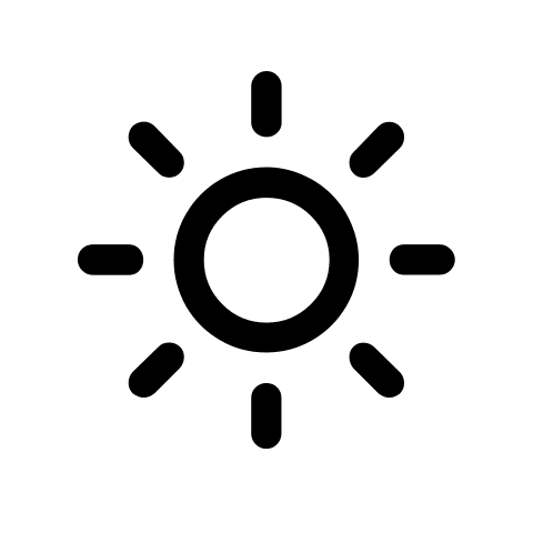 Sunny Day Weather Symbol Free Open-Source SVG Icon (Weather Icons)