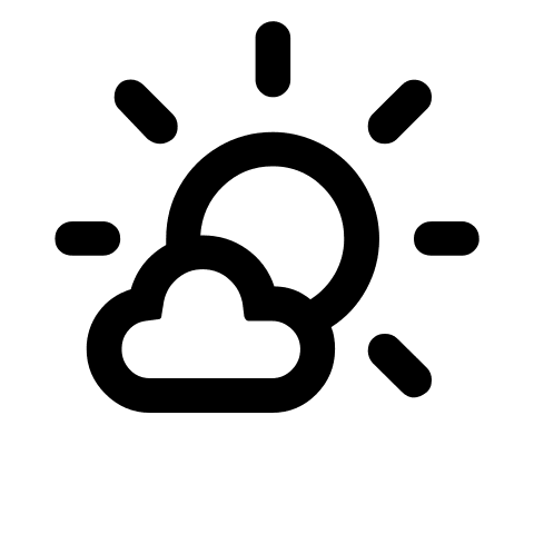 Sunny Overcast Day Weather Free Open-Source SVG Icon (Weather Icons)