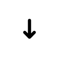 Downward Direction Arrow Free Open-Source SVG Icon