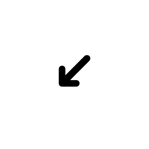 Down Left Direction Arrow Free Open-Source SVG Icon (Weather Icons)