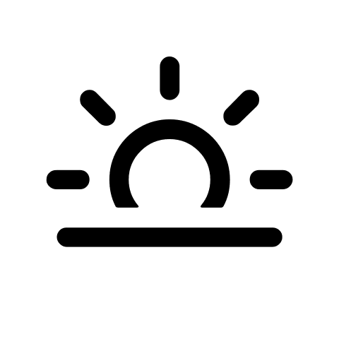 Horizon Alternative View Free Open-Source SVG Icon (Weather Icons)