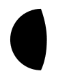 Waning Gibbous Moon Phase 6 Free Open-Source SVG Icon