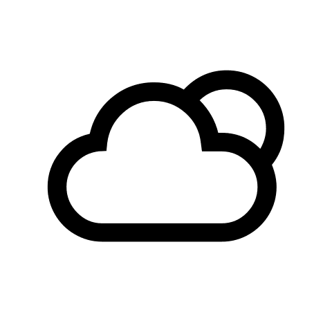 Nighttime Cloudy Weather Free Open-Source SVG Icon (Weather Icons)