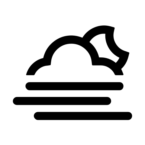 Night Fog Weather Condition Free Open-Source SVG Icon (Weather Icons)