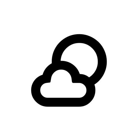 Partly Cloudy Night (Weather Icons) Free Open-Source SVG Icon (Weather Icons)