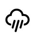 Rain Weather Condition Free Open-Source SVG Icon