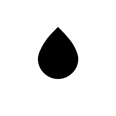 Raindrop Symbol Free Open-Source SVG Icon (Weather Icons)