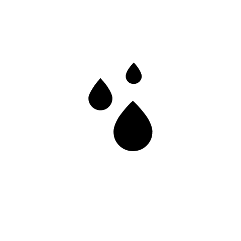 Raindrops (Weather Icons) Free Open-Source SVG Icon (Weather Icons)