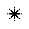 Cold Snowflake (Weather Icons) Free Open-Source SVG Icon