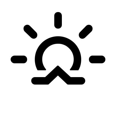 Sunrise (Weather Icons) Free Open-Source SVG Icon (Weather Icons)