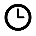 Three O'Clock Time (Weather) Free Open-Source SVG Icon