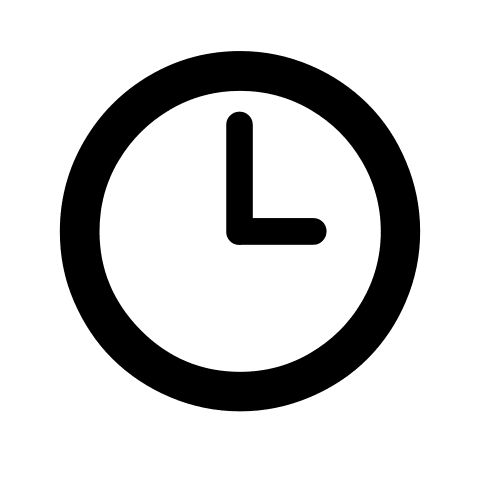 Three O'Clock Time (Weather) Free Open-Source SVG Icon (Weather Icons)