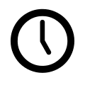 5 O'Clock Time Free Open-Source SVG Icon