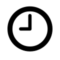 9 O'Clock Time Free Open-Source SVG Icon