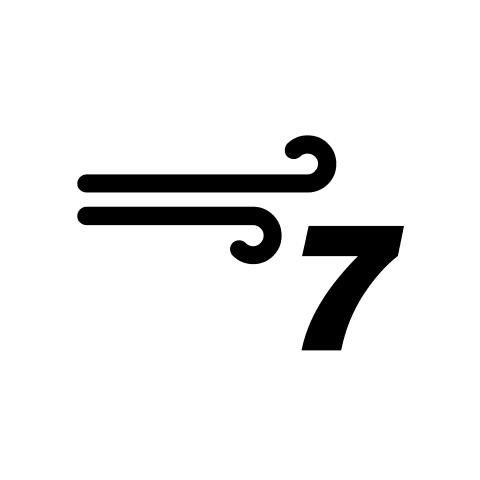 Beaufort Scale Wind Force 7 Free Open-Source SVG Icon (Weather Icons)