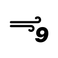 Beaufort Wind Scale Level 9 (Weather) Free Open-Source SVG Icon