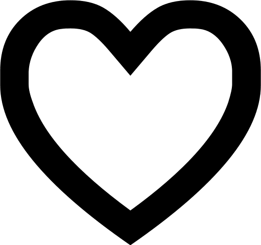 Empty Heart Symbol (Web Symbols Liga) Free Open-Source SVG Icon (Web Symbols Liga)