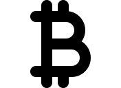 Bitcoin Cryptocurrency Symbol Free Open-Source SVG Icon