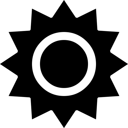 Full Brightness Adjustment (Glyphs) Free Open-Source SVG Icon (WebHostingHub Glyphs)