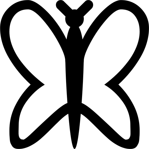 Butterfly Alternative Free Open-Source SVG Icon (WebHostingHub Glyphs)