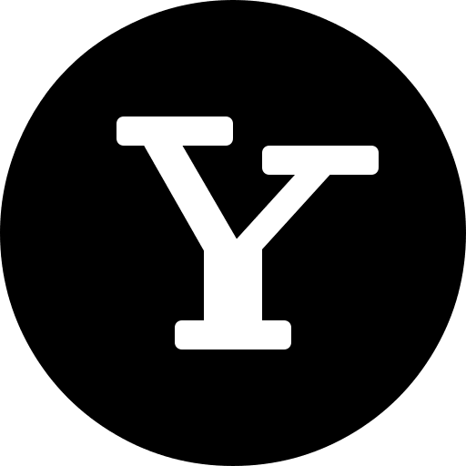 Yahoo Logo in Circle Free Open-Source SVG Icon (WebHostingHub Glyphs)