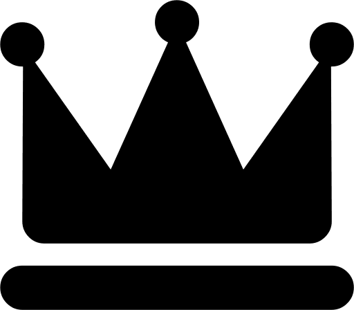 Crown Symbol Free Open-Source SVG Icon (WebHostingHub Glyphs)