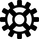 Gear Four Transformation Free Open-Source SVG Icon