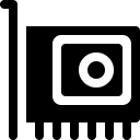 Graphics Card Free Open-Source SVG Icon