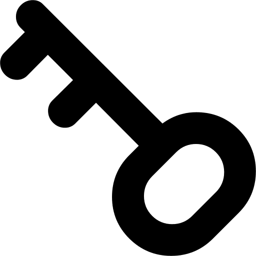 Key Symbol Free Open-Source SVG Icon (WebHostingHub Glyphs)