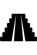 Mayan Pyramid Structure Free Open-Source SVG Icon