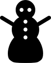 Snowman Free Open-Source SVG Icon