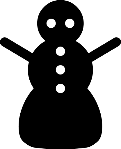 Snowman Free Open-Source SVG Icon (WebHostingHub Glyphs)