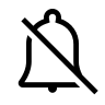 Bell Ring Off Notification (Outlined) Free Open-Source SVG Icon