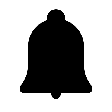 Bell Ringing Notification (Filled) Free Open-Source SVG Icon (WeUI Icon)