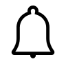 Bell Ring Notification (Outlined) Free Open-Source SVG Icon