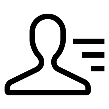 Outlined Contacts List Free Open-Source SVG Icon (WeUI Icon)