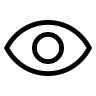 Outlined Eyes Symbol (WeUI) Free Open-Source SVG Icon