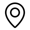 Outlined Location Marker Free Open-Source SVG Icon