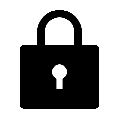 Lock Symbol (Filled) Free Open-Source SVG Icon (WeUI Icon)