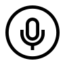 Microphone (Outlined) Free Open-Source SVG Icon