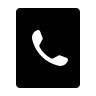 Mobile Contacts List (Filled) Free Open-Source SVG Icon