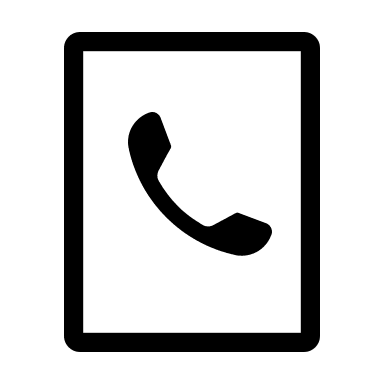 Mobile Contacts List (Outlined) Free Open-Source SVG Icon (WeUI Icon)