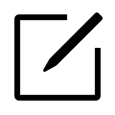 Outlined Pencil Free Open-Source SVG Icon (WeUI Icon)