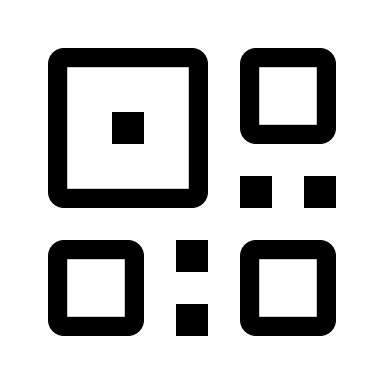 QR Code (Outlined) Free Open-Source SVG Icon (WeUI Icon)