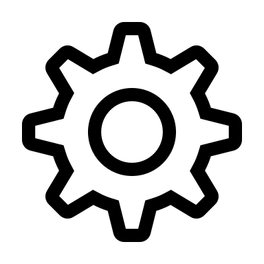 Settings Configuration (Outlined) Free Open-Source SVG Icon (WeUI Icon)