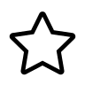 Outlined Star Shape (WeUI) Free Open-Source SVG Icon